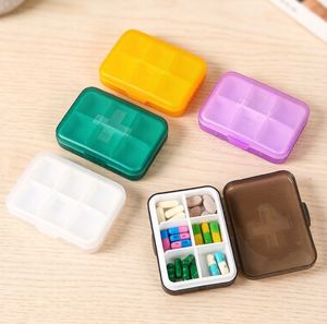 Organisateur de pilules à 6 compartiments, boîte à médicaments en plastique, idéale pour les voyages, le travail et une utilisation nomade - Product Image 3