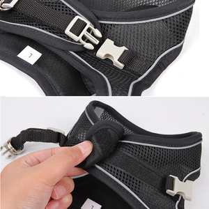 Set Guinzaglio e Pettorina Regolabile per Cuccioli e Gatti Bulldog Francese Chihuahua Carlino Passeggiata all'Aperto per <span class=keywords><strong>Cani</strong></span> di Piccola Taglia - Product Image 4