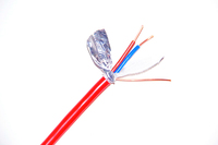 Câble d'alarme incendie 15AWG 16 AWG 18AWG certificat de blindage 2 noyaux 4 noyaux 6 noyaux 8 câbles coupe-feu