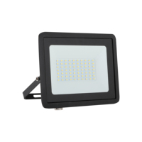 Projecteur LED 50W AC en aluminium pour extérieur, mural, 220V, corps noir/blanc, lampe de rue, IP66, étanche, projecteur de jardin, projecteur carré