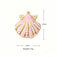 Mini pendentifs en acier inoxydable en forme d'étoile de mer et de coquillage, accessoires de bijoux DIY pour colliers et boucles d'oreilles
