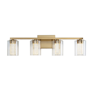Lámpara LED de tocador con burbujas de vidrio regulable por Triac, 2, 3 o 4 cabezales, con certificado ETL - Product Image 3