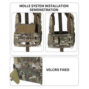 SIVI プレートキャリア グリップル タクティカル モール カマーバンド クイックリリース バックルセット サイドストラップ ベルト Kシリーズ コンバットベスト用 - Product Image 2