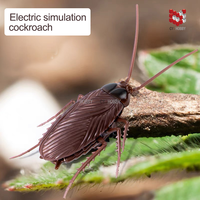 Simulation électrique de cafard insecte jouet en plastique taquineries chats jouet