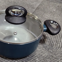 Set Peralatan Masak Panci Aluminium Tekan dengan Lapisan Keramik Anti Lengket, Gagang Bakelite, Wajan Anti Lengket
