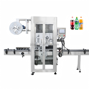 Machine d'étiquetage et de rétrécissement automatique électrique de haute qualité pour bouteilles en verre métalliques, écran tactile en bois, haute productivité - Product Image 4