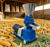 Machine à granulés d'aliments pour animaux de haute capacité, robuste, électrique, diesel, automatique, neuve, en acier inoxydable, pour poissons, poulets, volailles