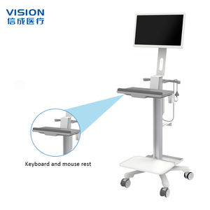 Chariot de scanner dentaire de chariot médical portatif avec le chariot d'<span class=keywords><strong>ultrason</strong></span> de plateau de support pour des salons de beauté dentaires d'hôpitaux - Product Image 4