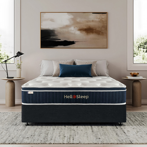 Matelas à ressorts d'hôtel en latex naturel populaire en tissu jacquard tricoté haut de gamme - Product Image 1