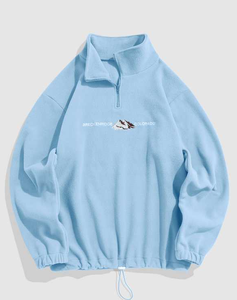 <span class=keywords><strong>Zaful</strong></span> เสื้อสเวตเตอร์มีฮู้ดสำหรับผู้ชาย, เสื้อมีฮู้ดแบบสวมหัวมีฮู้ดผ้าขนแกะมีตัวอักษรภูเขาลำลองปักลายกราฟิก - Product Image 6