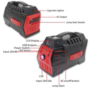 เครื่องสำรองไฟแบบพกพา 220V ไซน์เวฟ 500W ระบบกักเก็บพลังงาน แหล่งจ่ายไฟพลังงานแสงอาทิตย์แบบพกพา - Product Image 4