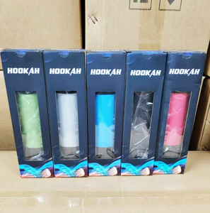 Chicha de voiture portable noire, moderne, en acrylique, type droit, avec 1 tuyau, personnalisable, écologique et durable, vente en gros - Product Image 6