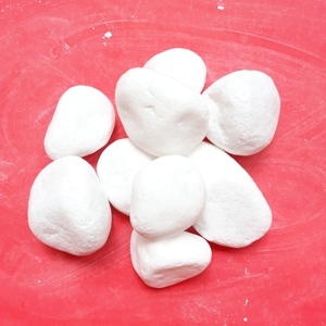 Piedra de guijarro para decoración, piedra blanca nieve, 10-20mm, 20-30mm, 30-50mm, 50-80mm - Product Image 5