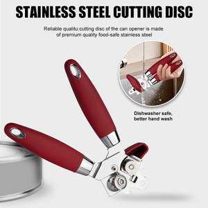 Đa chức năng nhà bếp Jar mở dễ dàng xoay núm cầm tay bia rượu vang Mở Chai thép không gỉ mịn cạnh Hướng dẫn sử dụng có thể mở - Product Image 3