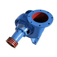 Bomba Centrífuga HW de Gran Caudal, Accionada por Motor Eléctrico de Hierro, para Riego de Campos de Arroz y Control de Inundaciones