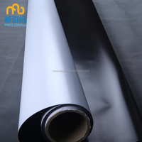Rouleau Adhésif Magnétique en PVC Flexible + Poudre Magnétique Blanc 0,914m x 20m Épaisseur 0,5mm NOUVEAU pour École/Bureau