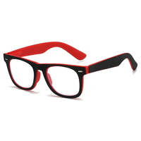 Lunettes de lecture unisexes pour presbytie avec monture carrée bloquant la lumière bleue pour hommes et femmes