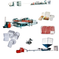Équipement de thermoformage multifonctionnel en mousse de polystyrène PS pour la fabrication de plaques en thermocol jetables, boîtes alimentaires en mousse, barquettes à œufs et conteneurs
