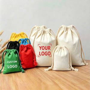 Bolsa de Lona Personalizada en Tamaño y Color con Cordón a Juego, Bolsa Pequeña con Diseño Personalizado para Uso Diario - Product Image 4