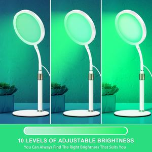 Lampu terapi cahaya, terapi cahaya hijau dengan fungsi timer dan kecerahan yang dapat disesuaikan untuk membantu meningkatkan rasa kesejahteraan Anda - Product Image 4