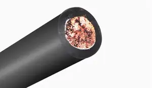 Negro 35mm2 Cobre cable de La Batería cable de soldadura