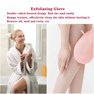 Exfoliating <b>Scrub</b> Mitt Bath Gloves Viscose Morocco Fashion Style <b>Body</b> Care - Product Image 4