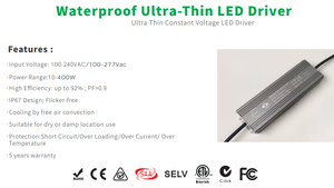แหล่งจ่ายไฟ LED แบบกันน้ำ 24V DC 30W สำหรับไฟ LED จากโรงงาน ลดราคาพิเศษ - Product Image 4