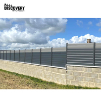 Panneaux de clôture en aluminium à lamelles en gros provenant d'un fabricant chinois