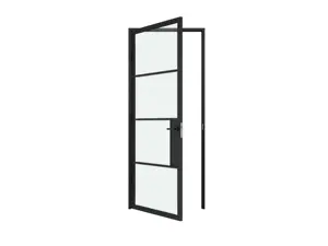 Glass Door French Style Glass Door And Steel Framed Swing Glass Door With Lock Lock Door With Glass And Steel Frame