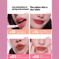 Judydoll Sports Series Lip Powder Cushion Matte Lip Glaze Rouge à lèvres blanchissant avec crème minérale Maquillage hydratant pour les lèvres