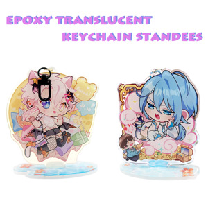 Kuien-Encantos de soporte de <span class=keywords><strong>anime</strong></span> de acrílico con impresión personalizada, gran oferta, doble cara, acrílico transparente, soporte de pie de <span class=keywords><strong>anime</strong></span> - Product Image 4