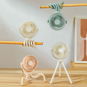 Octopus Handheld Fan <span class=keywords><strong>Monkey</strong></span> Halterung Outdoor Camping Mini Fans Wiederauf ladbare flexible <span class=keywords><strong>Stativ</strong></span> Schreibtisch Mini Fans Kinderwagen - Product Image 1