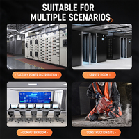 Multiprise hybride IEC PDU personnalisée par le fabricant, en aluminium, avec prises C13 C19 et 9 prises NEMA pour armoire électrique