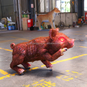 Robot Cochon Animatronique d'Halloween pour Décoration d'Événements de <span class=keywords><strong>Parc</strong></span> <span class=keywords><strong>à</strong></span> Thème, Grand Animal Robotique avec Yeux Lumineux et Contrôle par Application <span class=keywords><strong>à</strong></span> Distance - Product Image 3