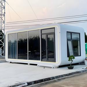 <span class=keywords><strong>Casa</strong></span> Mobile Prefabbricata in Acciaio da 20 Piedi Certificata CE, Design Moderno, Stile Apple Cabin, per Ufficio, <span class=keywords><strong>Casa</strong></span> o Hotel - Product Image 1