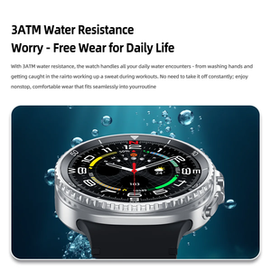 <span class=keywords><strong>2025</strong></span> đồng hồ mới 8 cổ điển thông minh đồng hồ 1.43 "HD Màn hình GPS chuyển động quỹ đạo nhịp tim Smartwatch 3ATM thể thao không thấm nước Đồng hồ - Product Image 6