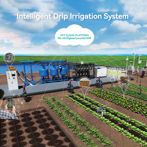 Kit de système d'irrigation goutte à goutte pour serre avec pompe submersible pour puits profond alimentée par énergie solaire MPPT IP54 de VEICHI - Product Image 3