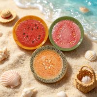 Harsen Charms Gesimuleerde Fruit Snijplaatjes, Eten en Speelblad, Harsen Bord, Bureaudecoratie, DIY Koelkaststickers
