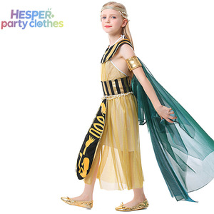Disfraz de Halloween para Niñas HESPER, Disfraz de Faraón Egipcio Cleopatra, Vestido de Poliéster para Actuación y Baile - Product Image 2