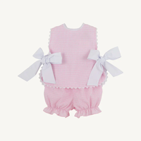 Vente flash - Ensemble de vêtements pour bébé fille d'été, chemise à carreaux en coton avec nœud, short à volants, tenue décontractée pour petite fille