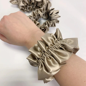 Chouchous 100% Soie de Mûrier 22 Momme, Élastiques à Cheveux Doux pour Poignet pour Femmes, Accessoires pour Queue de Cheval, Nouvelle Arrivée - Product Image 4