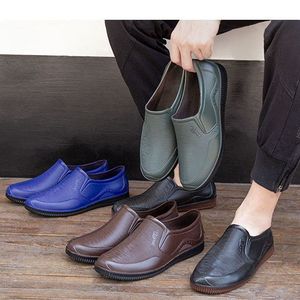 <span class=keywords><strong>Stivali</strong></span> <span class=keywords><strong>da</strong></span> <span class=keywords><strong>pioggia</strong></span> per adulti per uomo, stile punta bassa, antiscivolo, adatto per l'impermeabilizzazione in cucina e per lavori di costruzione - Product Image 2