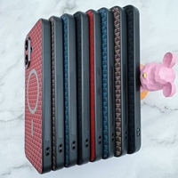 Coque de téléphone BAILI en gros pour Infinix Smart 9/POP10, modèle africain, couleur unie, motif losange, entièrement enveloppante, avec dos magnétique