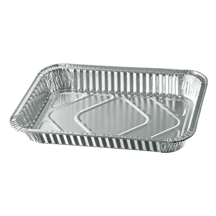 1/4 Sheet Cake Aluminum Foil Pan Disposable Quarter Size Foil Trays for Baking and Serving