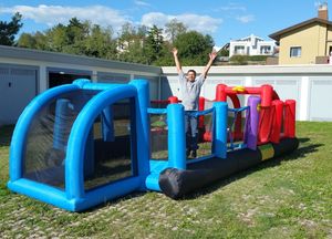 Cancha de Fútbol, Voleibol y Fútbol Americano <span class=keywords><strong>Inflable</strong></span> 3 en 1 de <span class=keywords><strong>Happy</strong></span> <span class=keywords><strong>Hop</strong></span> a Precio de Fábrica, Ideal para el Entretenimiento Infantil - Product Image 5