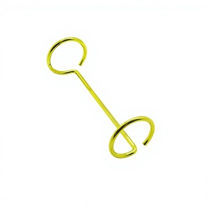 YIWANG Fábrica al por mayor Metal oro cuaderno hojas sueltas libro anillos - Product Image 1