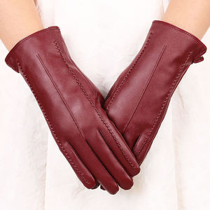 ผู้ผลิตถุงมือมืออาชีพ ถุงมือหนังแพะบุผ้าถัก หน้าจอสัมผัสได้ ถุงมือกอล์ฟฤดูหนาวอุ่นๆ สำหรับผู้ชายและผู้หญิงในสหรัฐอเมริกา - Product Image 3
