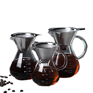 กาต้มกาแฟแก้วบอโรซิลิเกต Sindeno ขนาดเล็ก ดีไซน์เอเชียนเซน รักษาสิ่งแวดล้อม เหมาะสำหรับการชงกาแฟแบบดริป - Product Image 1