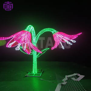 Luces Decorativas de Flores 3D de Lujo para Iluminación de Caminos de Jardín en Bodas al Aire Libre y Decoración de Eventos Nocturnos Navideños - Product Image 6