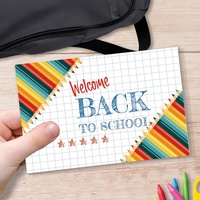 Cartes postales personnalisées de bienvenue pour la rentrée scolaire, cartes postales pour enseignants, cartes postales pour élèves, cartes postales de motivation pour la rentrée scolaire